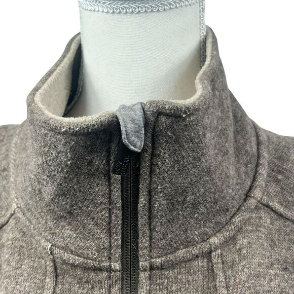 Toad & Co Brown Arriva Long Outbound Travel Vest Size S Wool Blend Zip - Picture 3 of 15